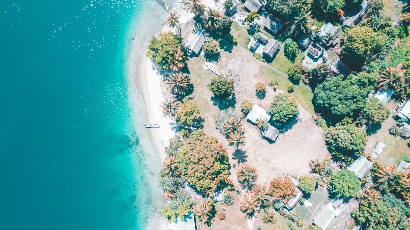 Siar Island village in Madang Province